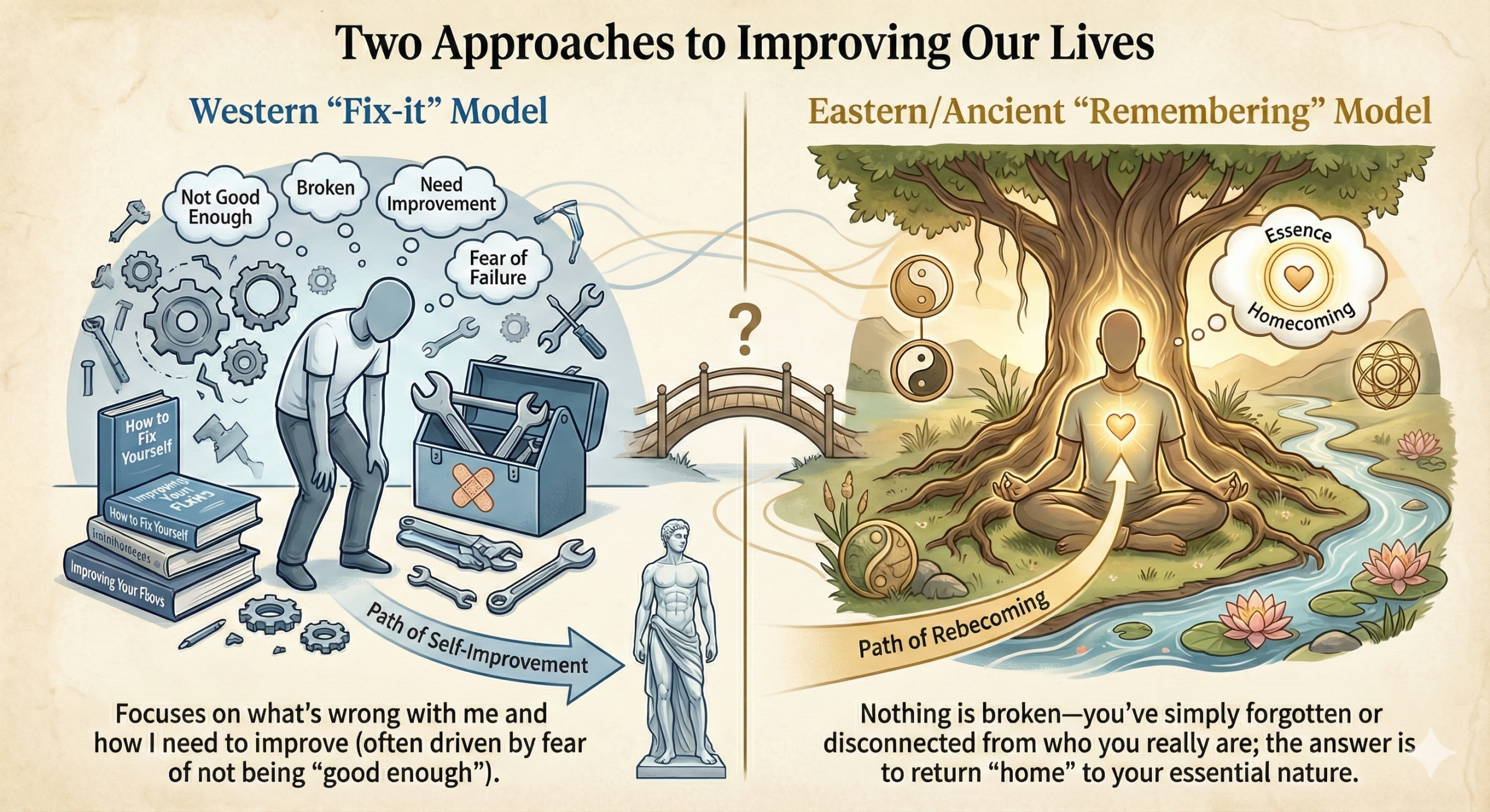 Why Therapy Didn't Work (And What Might) Two Approaches To Improving Our Lives Scaled